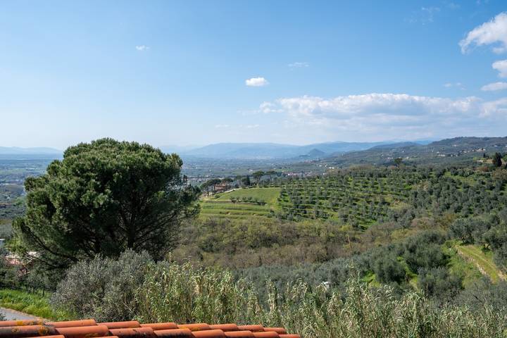 Room 'Pamela' with Mountain View, Wi-Fi and Air Conditioning in Lamporecchio, Pistoia Provinsen