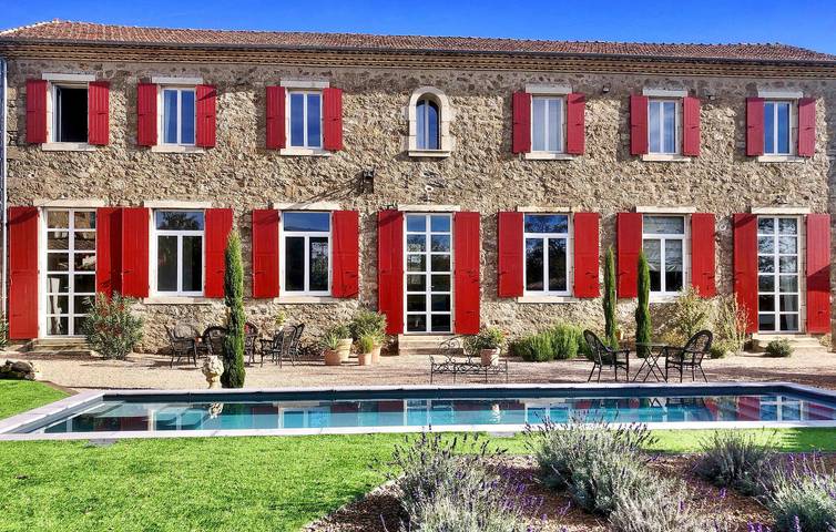 Maison de vacances pour 14 personnes, avec terrasse et piscine