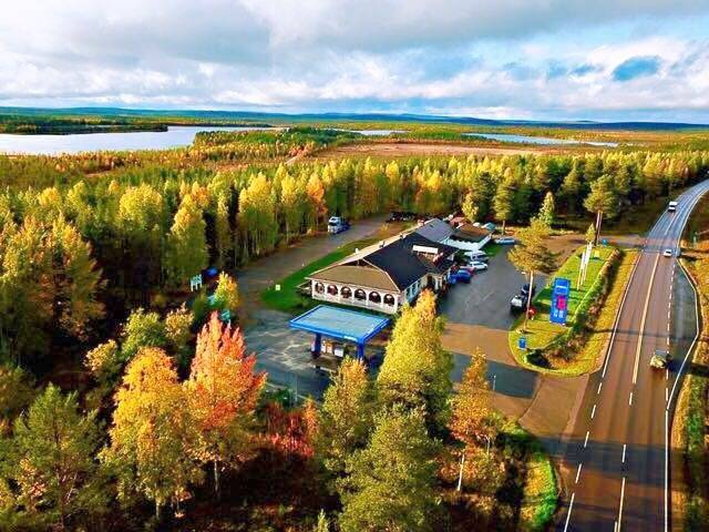 Chambre d’hôte pour 2 personnes, avec Terrasse et Jardin ainsi que Sauna et Vue dans Yllasjarvi