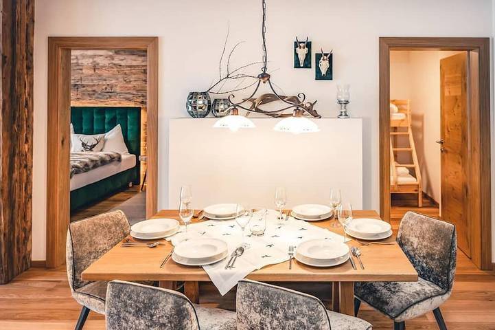 Hütte für 5 Personen, mit Sauna und Balkon, mit Haustier in Warth