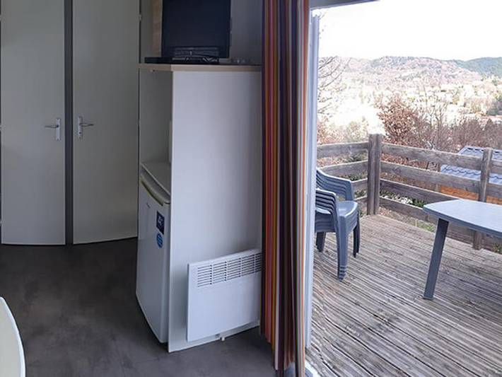 Camping Les Cerisiers - Mobilheim 4 personen - Panorama in Vernet-les-Bains, Parc naturel régional des Pyrénées catalanes
