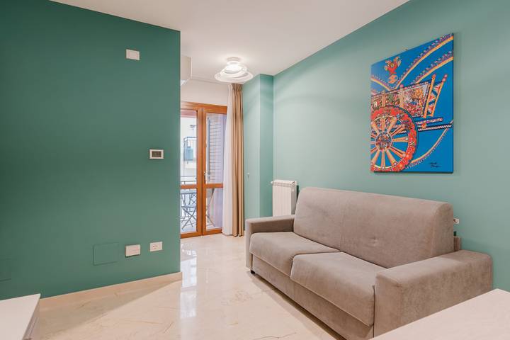 Location de vacances pour 4 personnes, avec Balcon à Balestrate - 4