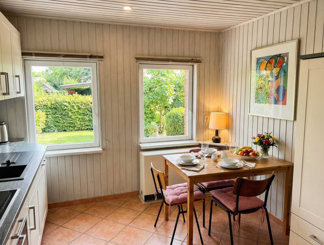 Ganze Wohnung, Ferienwohnung für 6 Personen mit Balkon/Terrasse in Canow, Wustrow (Mecklenburgische Seenplatte)