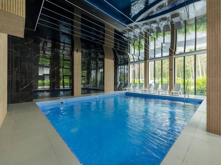 Ferienwohnung für 8 Personen, mit Balkon und Pool sowie Whirlpool, kinderfreundlich in Pobierowo - 2