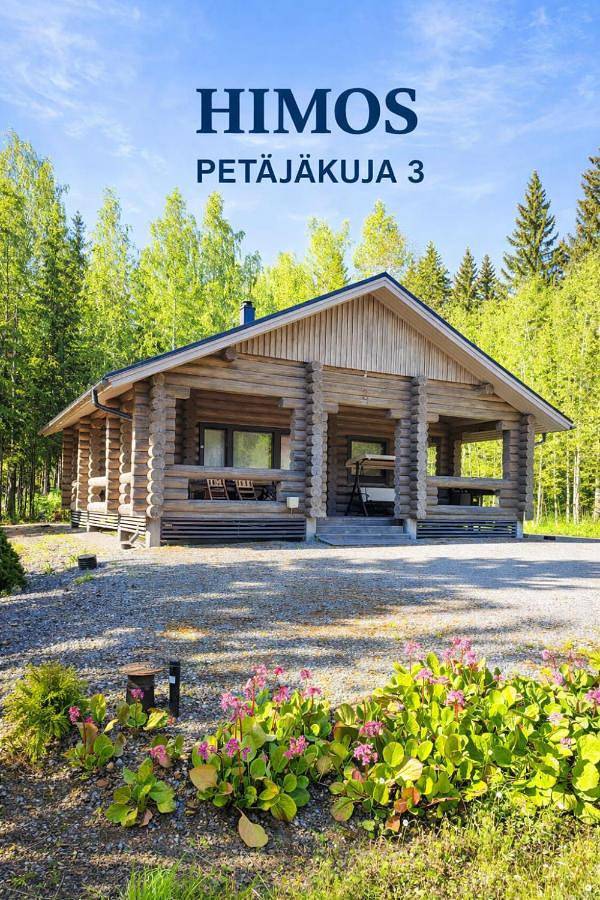 Ferienhaus für 6 Personen, mit Terrasse und Garten sowie Sauna und Ausblick in Jämsä