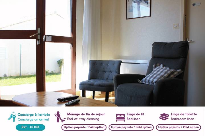 Location de vacances pour 4 personnes, avec jardin et terrasse dans La Grande plage (Saint-Gilles-Croix-de-Vie) - 3