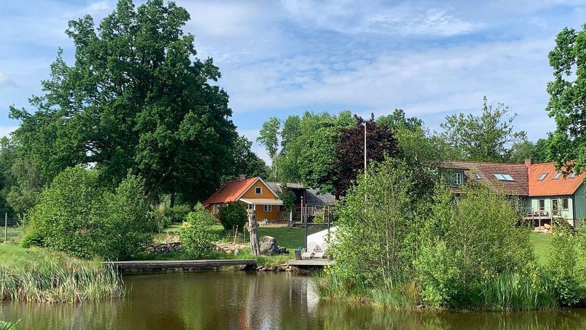 Ferienhaus für 3 Personen, mit Pool und Garten sowie Sauna, mit Haustier - 1