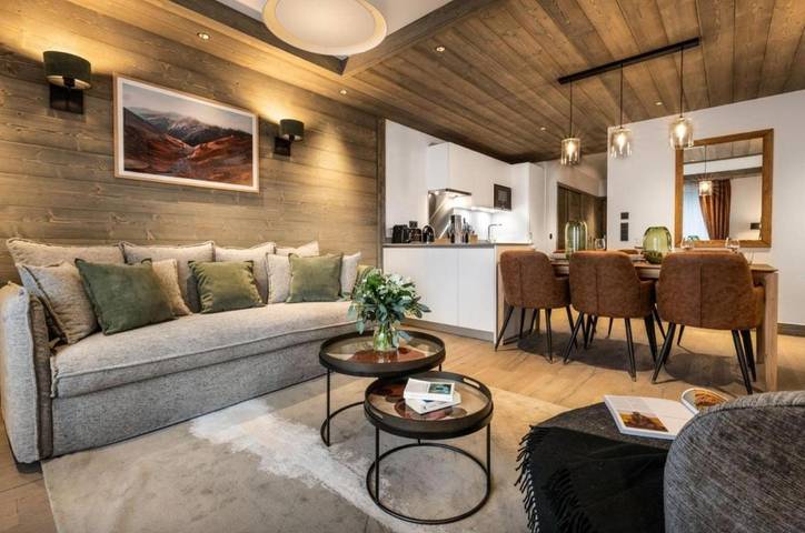 Gîte pour 6 personnes, avec Balcon dans Office de Tourisme de Megeve