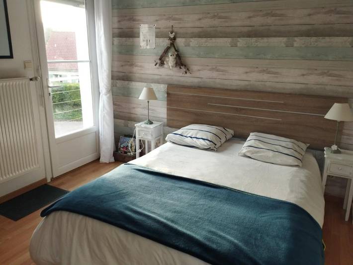 Location de vacances pour 2 personnes, avec vue ainsi que terrasse et jardin à Condette - 4