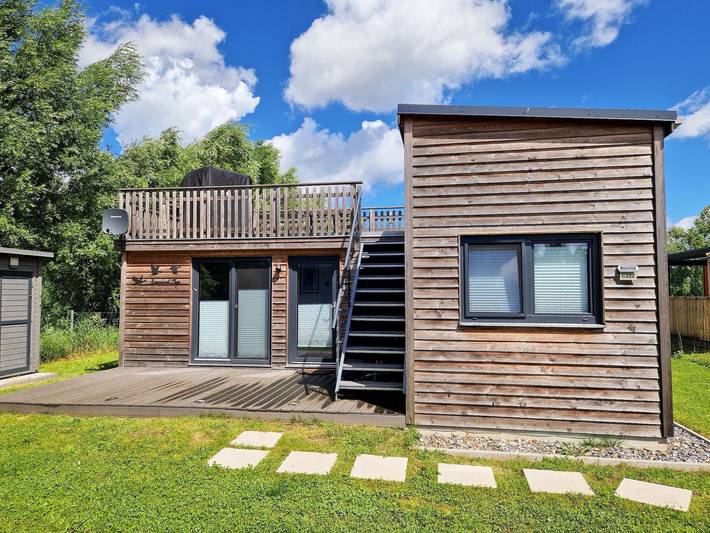 Ferienhaus für 3 Personen, mit Terrasse und Ausblick sowie Garten, mit Haustier - 1