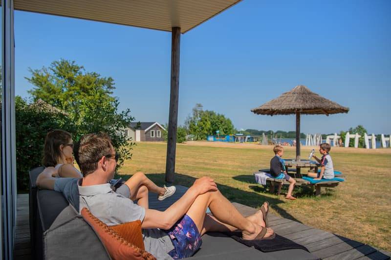 Chalet voor 6 personen met terras in Veluwe