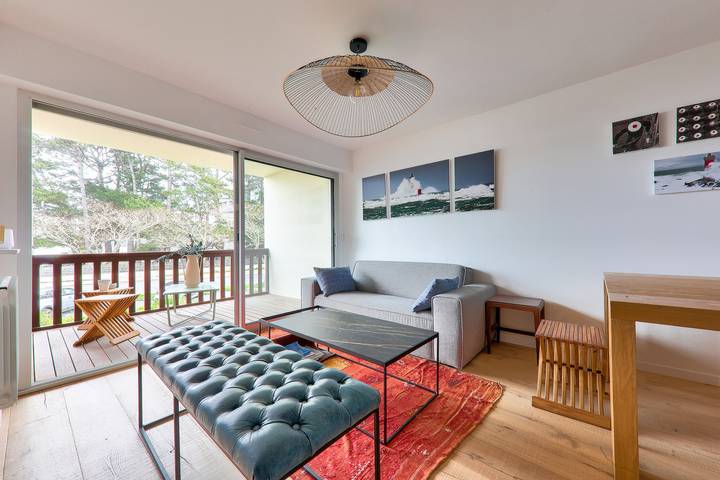 Gîte pour 8 personnes, avec Balcon et Terrasse dans Plage de Beaumer