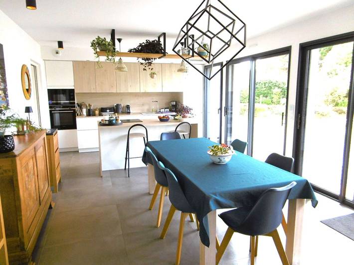 Appartement de vacances pour 9 personnes, avec jardin et terrasse