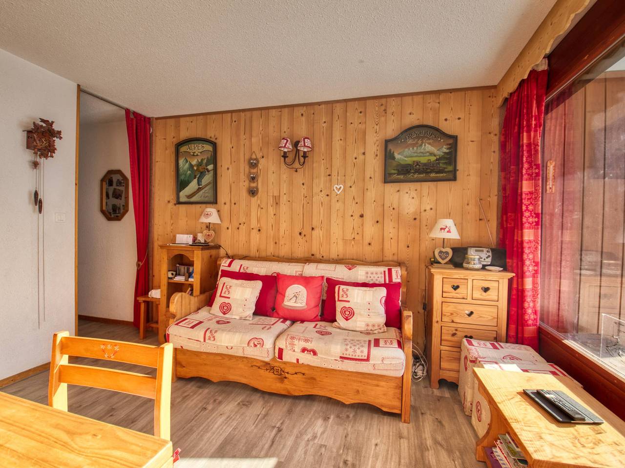 Apartamento entero, Apartamento luminoso junto a las pistas, terraza sur, 2 habitaciones in Station de Morillon, Grand Massif