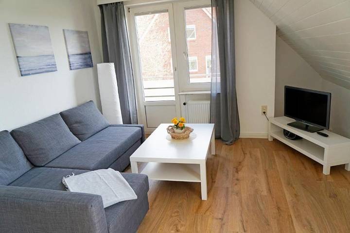 Vakantiewoning voor 5 personen, met balkon en tuin in Baltrum