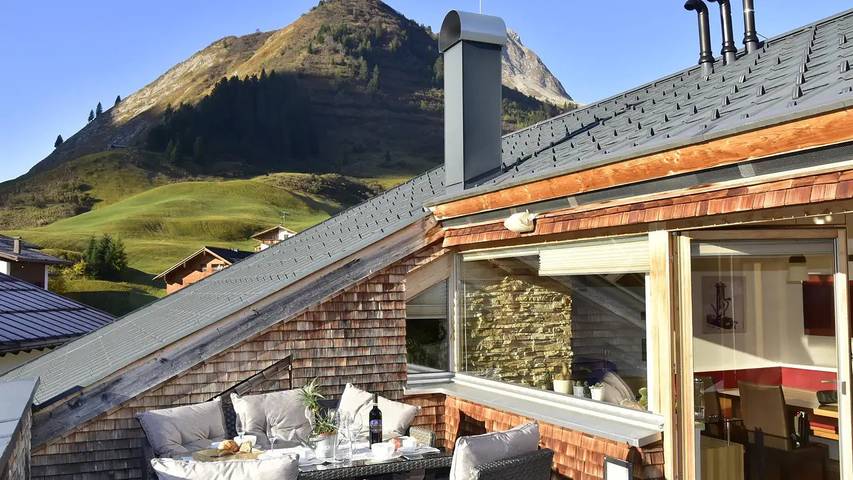 Vakantiewoning voor 5 personen, with sauna and balkon as well as tuin in Warth