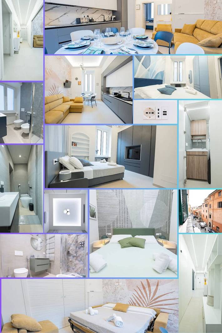 Ferienwohnung für 9 Personen, mit Balkon/Terrasse in Rom - 2
