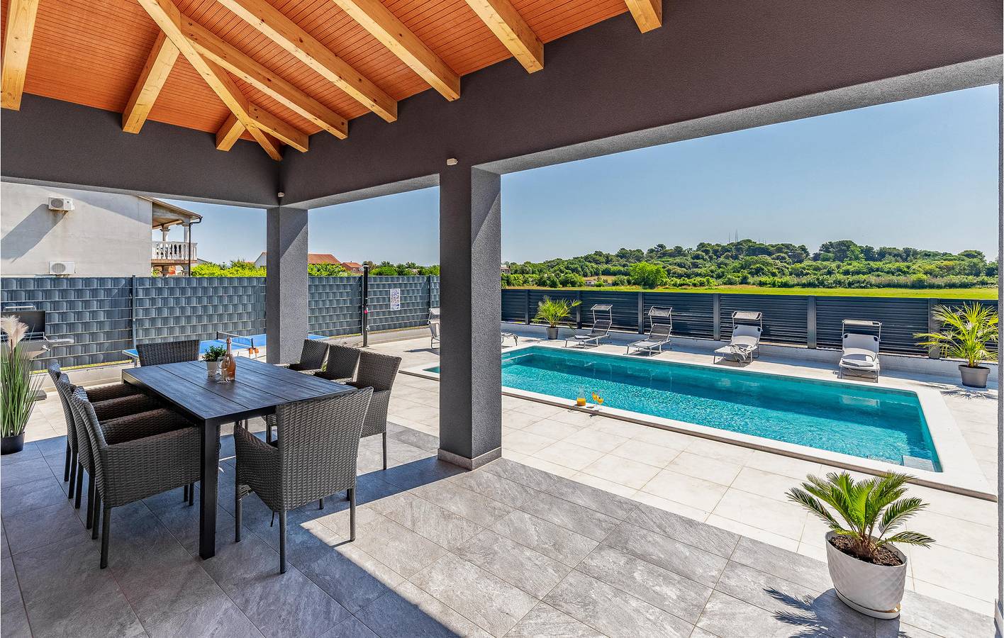 Ferienhaus für 6 Personen mit Pool in Stinjan, Südküste Istrien