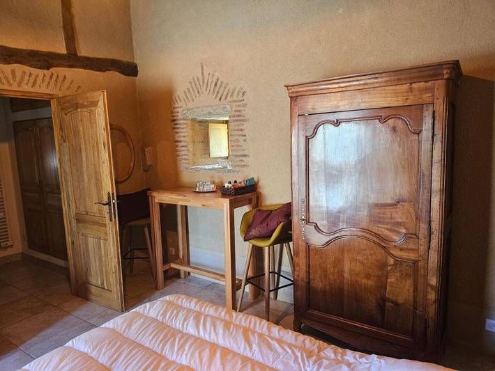 Chambre d’hôte pour 2 personnes, avec vue et jardin, animaux acceptés à Cajarc - 3