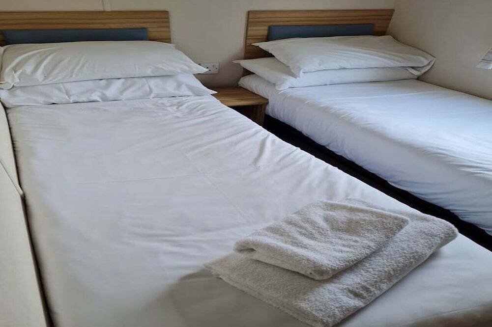Well appointed caravan with patio doors and decking. in Edinburgh and Lothian
