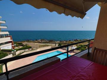 Gîte pour 4 personnes, avec piscine et terrasse, animaux acceptés dans Plage Lazaret