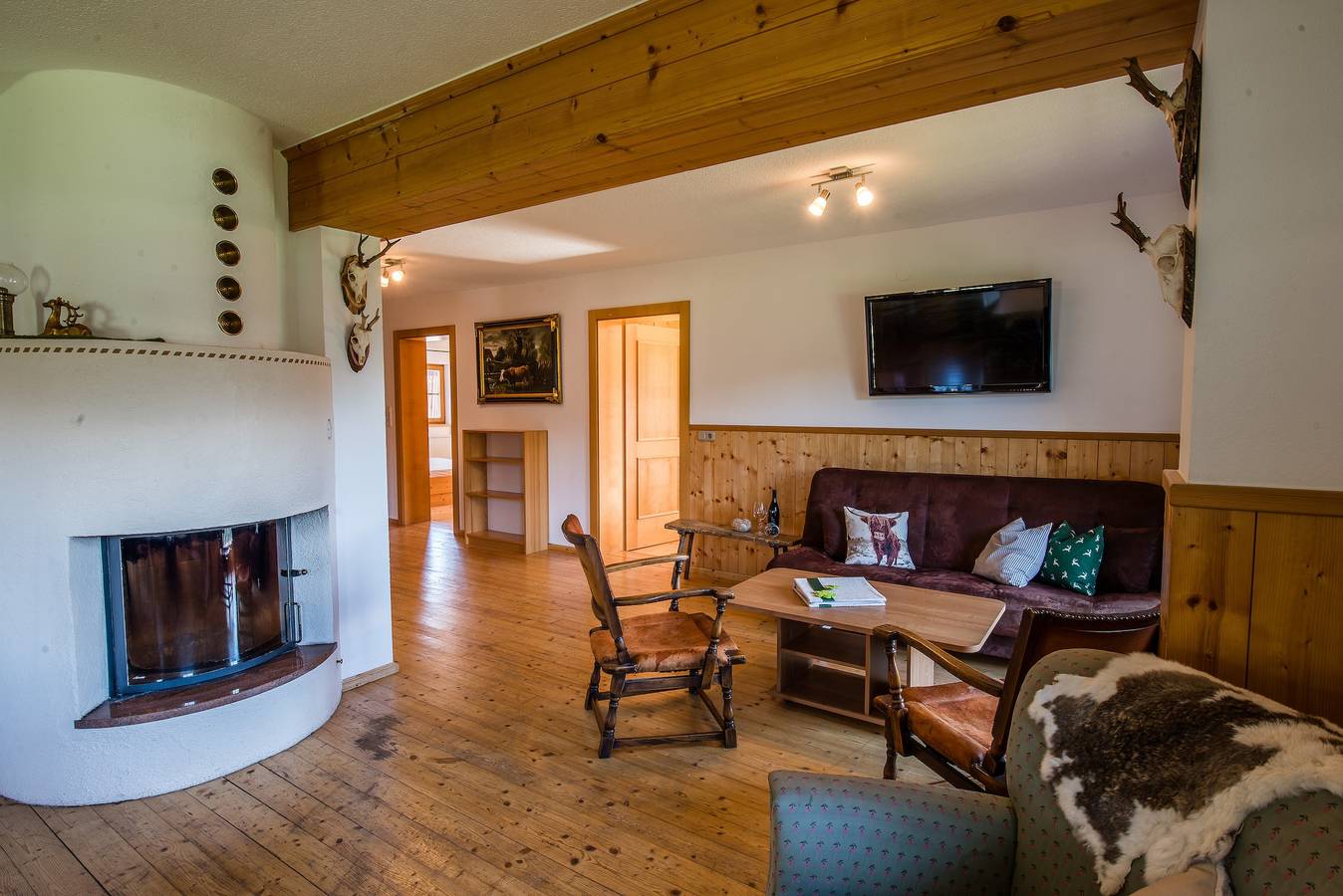 Ganze Wohnung, Gemütliche Ferienwohnung Thurn-Ummerstall mit Wlan, Kamin, Garten und Bergblick in Mittersill, Pinzgau