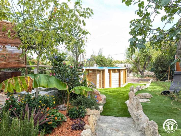 Gîte für 2 Personen, mit Pool und Garten