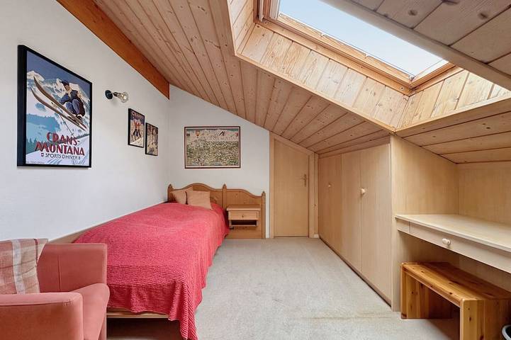 Gîte pour 6 personnes, avec balcon à Mollens - 3