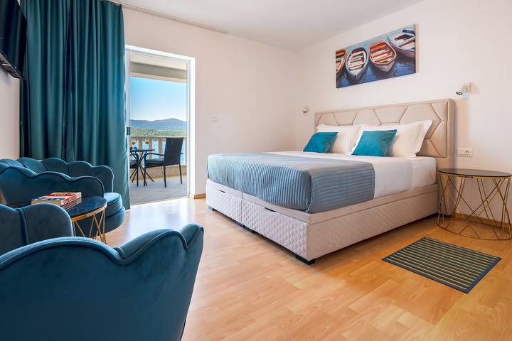 Appartement de vacances pour 9 personnes, avec jardin