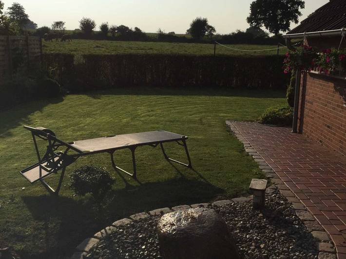 Ferienwohnung für 5 Personen, mit Terrasse und Garten sowie Ausblick in Dellstedt - 2