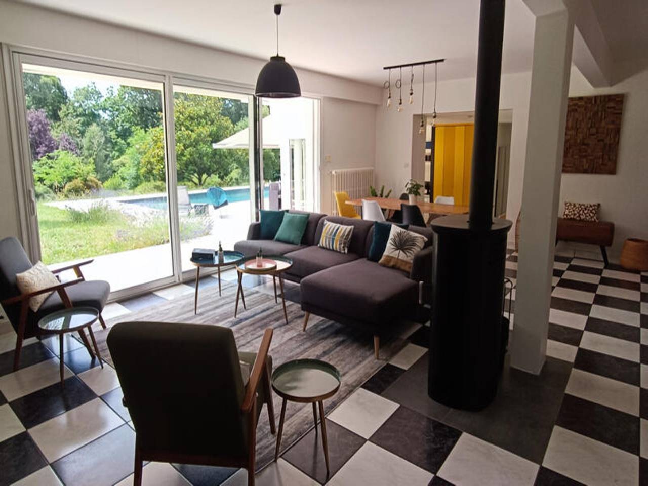 Ganze Wohnung, Villa in Vendée mit Pool in der Nähe des Yon-Tals in Rives-de-l'Yon, La Roche-sur-Yon und Umgebung