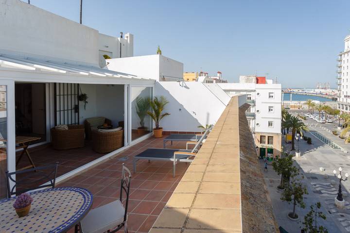 Appartement entier, Atico Solarium City Hall in Vieille ville de Cadix, Cadix