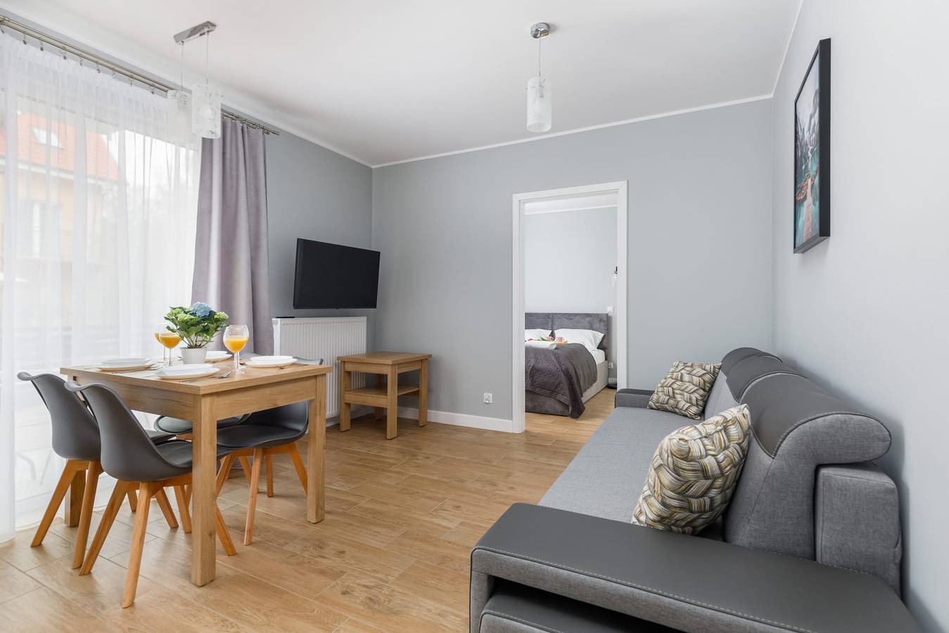 Cały apartament, Apartament wakacyjny dla 4 osób in Międzywodzie, Wyspa Wolin
