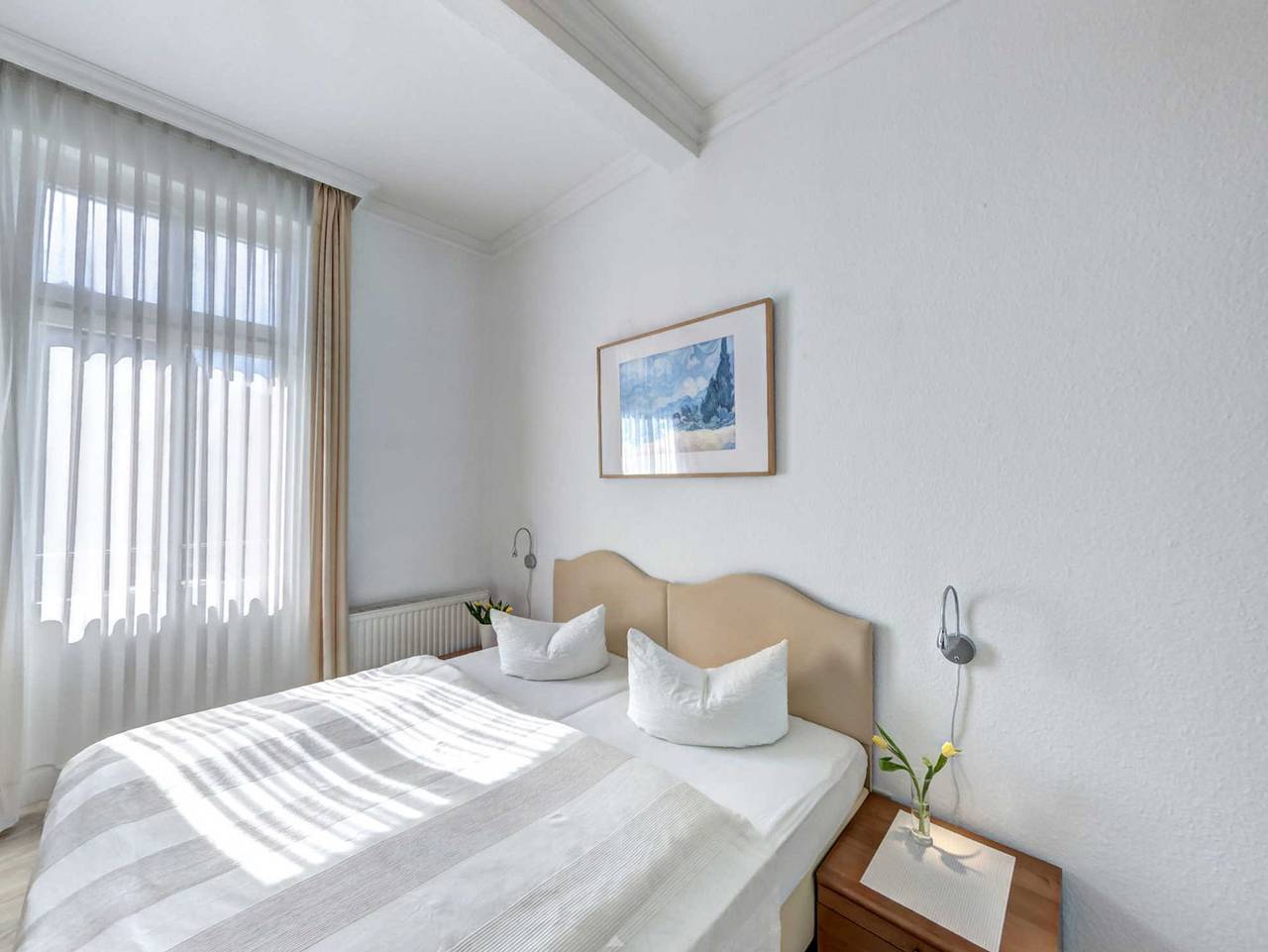 Ganze Ferienwohnung, Villa Germania,1. Reihe, einige Whgn. Seeblick - Villa Germania Eg 2, Südbalkon, Garten in Drei Kaiserbäder, Heringsdorf