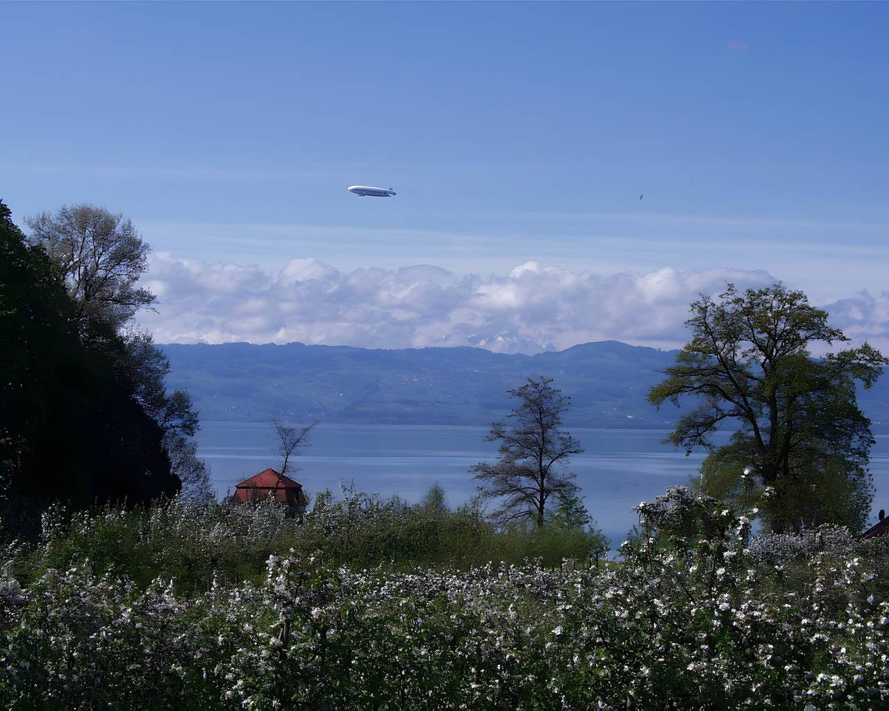 Ganze Wohnung, Ferienwohnung '2' mit Gemeinschaftsgarten, Balkon und Wi-Fi in Wasserburg (Bodensee), Bayerisch Schwaben
