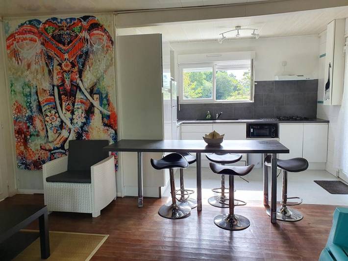 Location de vacances pour 4 personnes, avec balcon et jardin à Saubion - 4