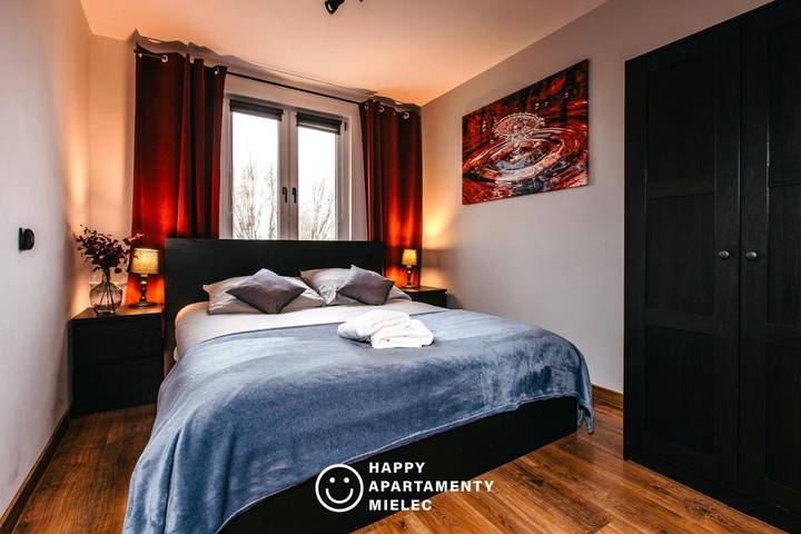 Apartament wakacyjny dla 4 osób, z Balkon i Taras oraz Widok w Mielec