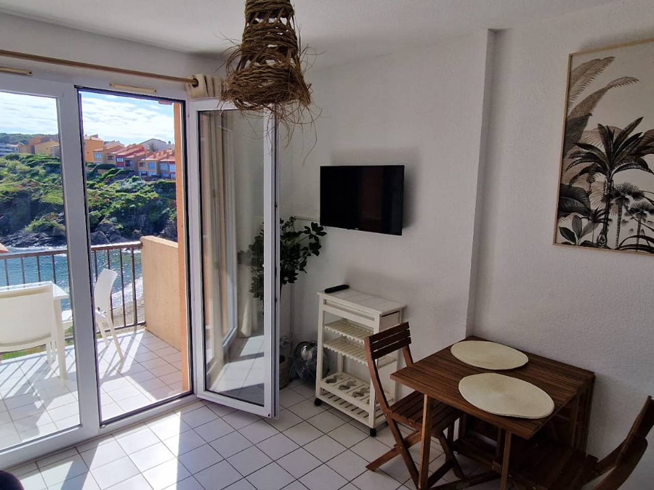 Appartement entier, Collioure T2 bord de mer avec parking in Côte Vermeille, Collioure