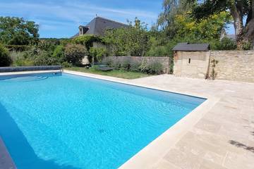 Location de vacances pour 8 personnes, avec terrasse et jardin, animaux acceptés à Bourgueil