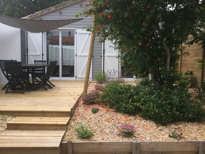 Casa tradicional renovada cerca de la playa con terraza y jardín en Barbâtre in Barbâtre, Noirmoutier
