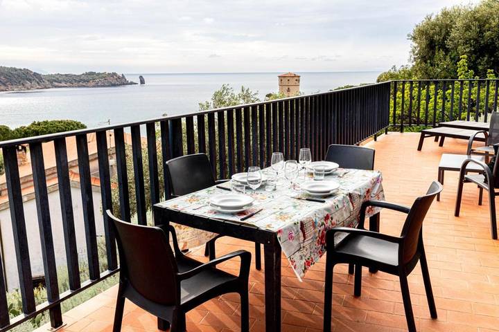Ferienwohnung für 4 Personen, mit Ausblick und Terrasse, mit Haustier - 1