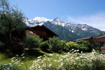 Maison de campagne pour 4 personnes, avec terrasse et jardin dans Les Bossons