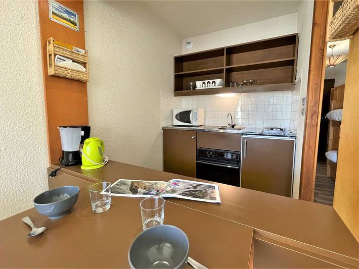 Apartamento entero, Estudio acogedor para 4 personas, a pie de pistas con vistas y cerca de comercios en La Joue du Loup in La Joue du Loup, Dévoluy (comuna)