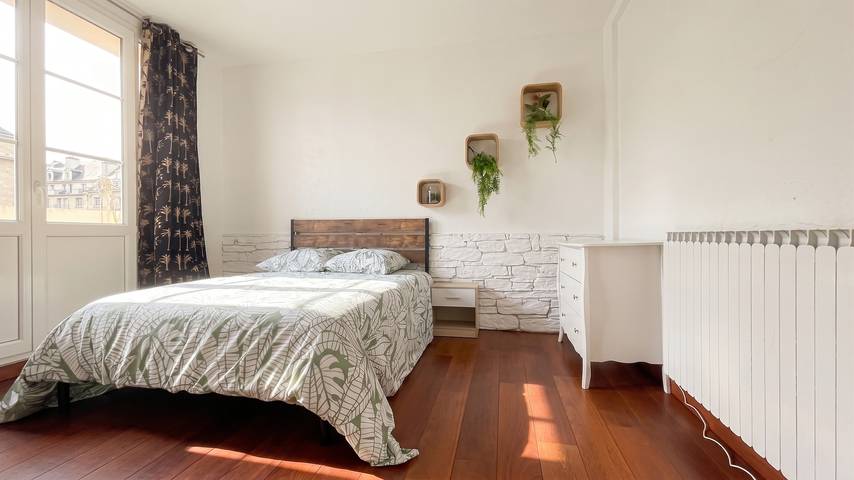 Ganze Wohnung, Geräumige Wohnung in Caen 65 m² mit Balkon mit Stadtblick in Caen, Caen und Umgebung