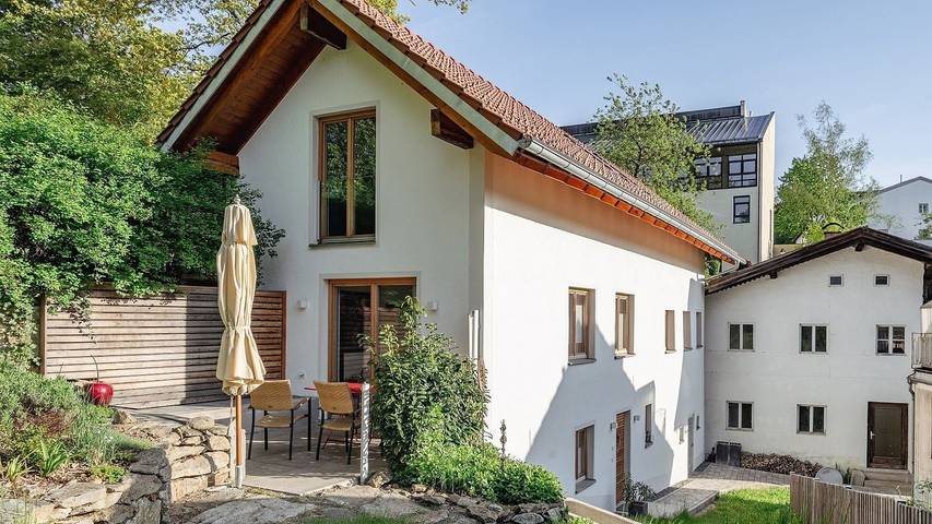 Ferienhaus für 4 Personen, mit Garten und Seeblick sowie Terrasse im Bayerischer Wald