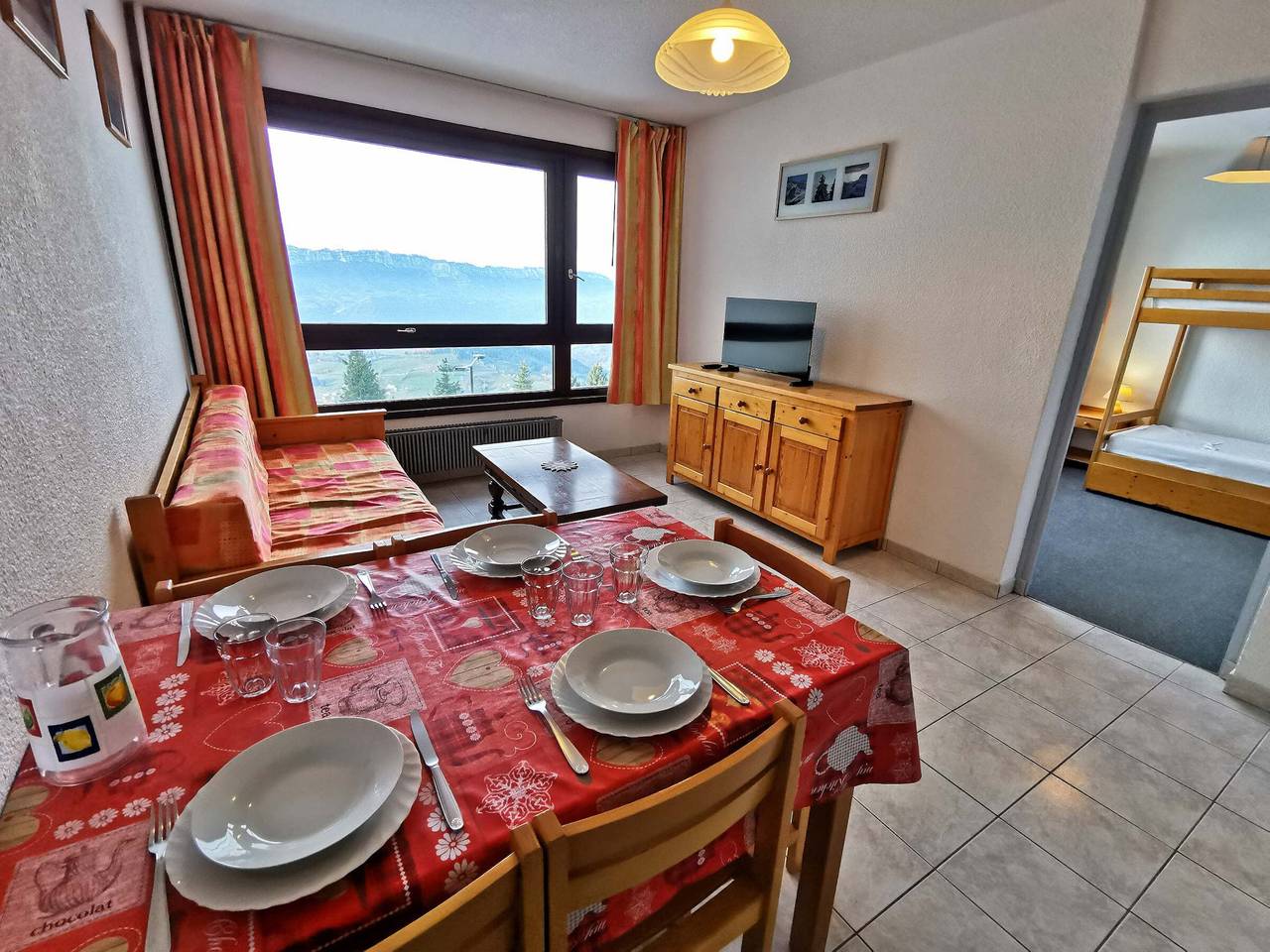 Appartement entier, 2 Pièces au pied des pistes - Animaux admis in Prapoutel, Les Adrets
