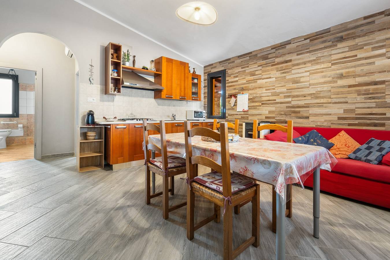 Villa vacacional "Oasi dei Fenicotteri" con Wi-Fi, A/A, jardín y terraza in Porto Pino, Provincia de Carbonia-Iglesias