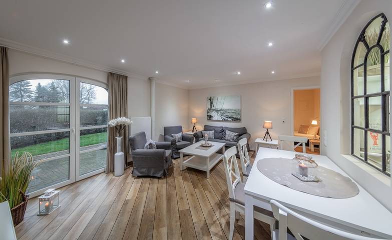 Ferienwohnung für 4 Personen, mit Garten und Sauna sowie Ausblick, mit Haustier in Westermarkelsdorf - 3