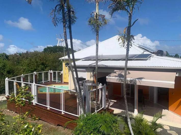 Strandhaus für 2 Personen, mit Pool und Terrasse in der Karibik