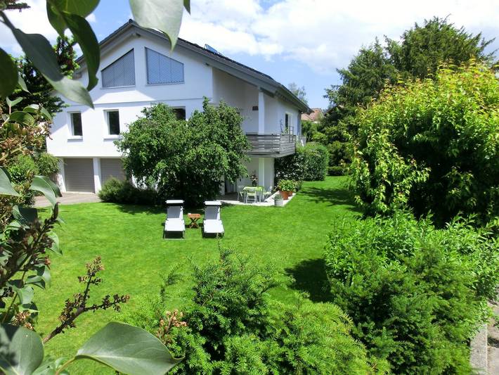Ferienwohnung für 4 Personen, mit Terrasse und Garten in Isny im Allgäu